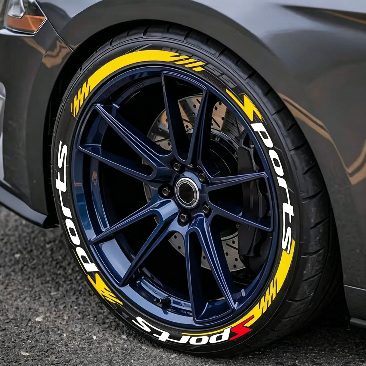 🏎️ 8PCS 3D Tire Lettering Stickers: Waterproof Universal Wheel Sidewall Decals! 🔥