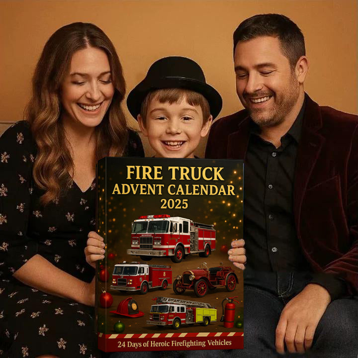 🚒🔥FIRE TRUCK ADVENT CALENDAR 2025🎁🌲
