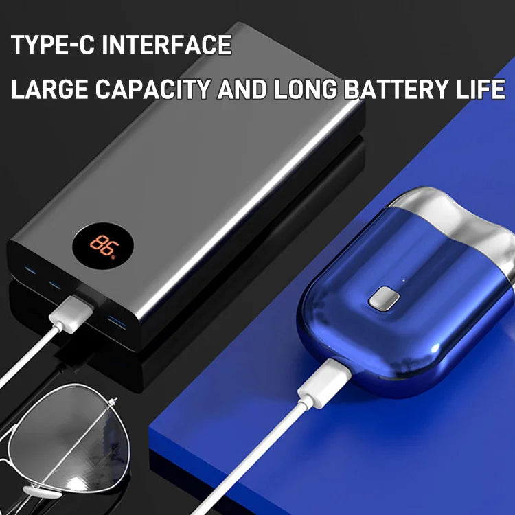 🔥2025 Hot Sale🔥Mini Electric Shaver with Double Head