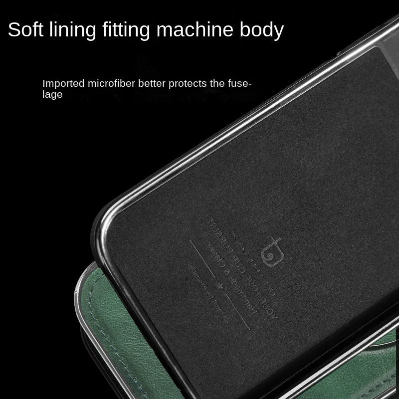 Leather Magnetic Holder Mobile Phone Case