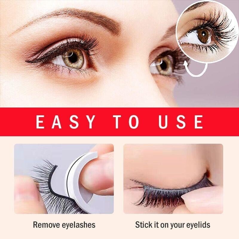 🎄Reusable Self-Adhesive Eyelashes🎄(🔥Buy 1 Get 1 Free🔥)