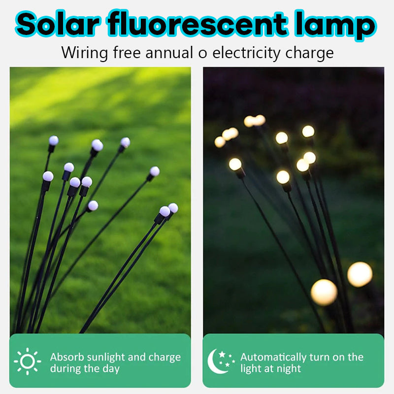 Solar Garden Light - Starburst Swing Light