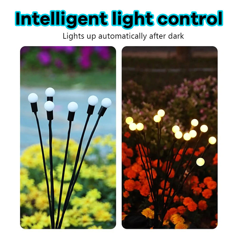 Solar Garden Light - Starburst Swing Light